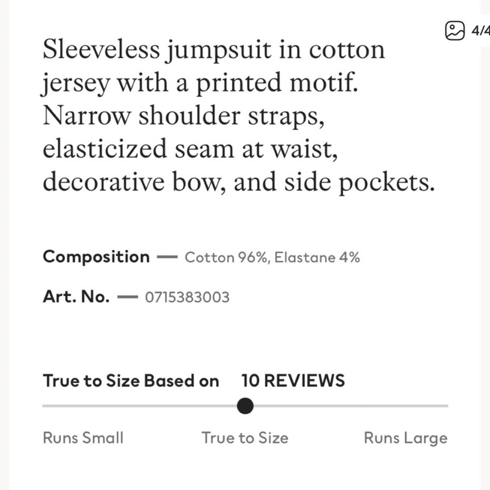 H&M Striped Snoopy Romper 2t - 4t - Picture 2 of 6